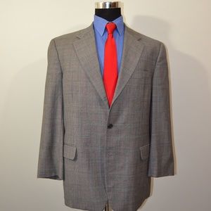 Innocenti 44R Sport Coat Blazer Suit Jacket Gray B